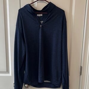 Peter Millar Dark Blue Zip-Up Sweater